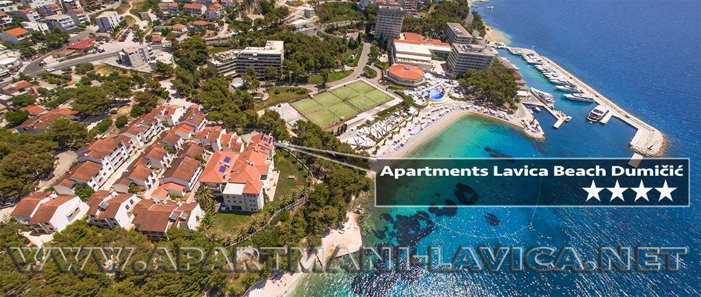 Apartments Lavica Beach Dumicic Podstrana Exteriör bild