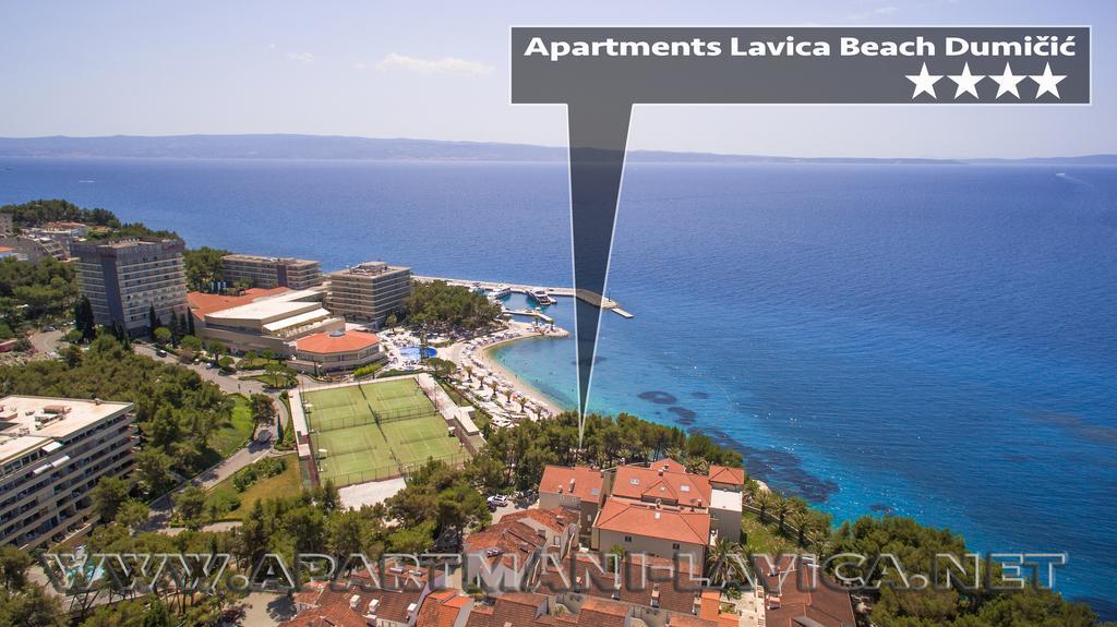 Apartments Lavica Beach Dumicic Podstrana Exteriör bild